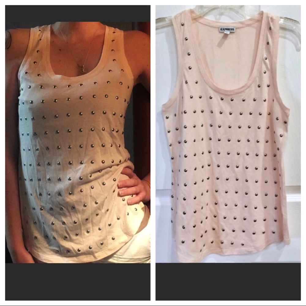 ❌SOLD Express sleeveless top with studs - Picture 2 of 7